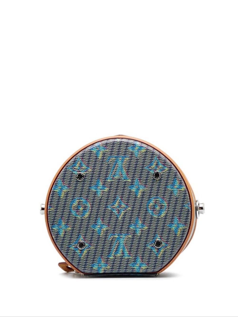LiKE NEW!!! Rare! Louis Vuitton Cannes Bag in Damier Monogram Blue LV Pop Canvas - Picture 6 of 16
